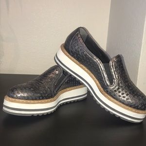 Limited edition slip on platform shoes!